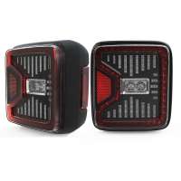 DOT approved JL led tail lights For 2018 2019 2020 Jeep Wrangler JL led tail light real taillight reverse brake run turn signals