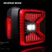 DOT/SAE JL led tail light US/Europe Mode Rear tail lamp for 2018 2019 2020 Jeep Wrangler JL reverse brake running turning lights